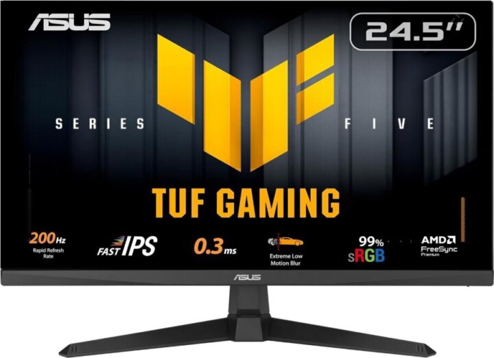 Asus 24,5" VG259Q5A 16:9 FHD HDMI DP Gaming Monitor - Fekete