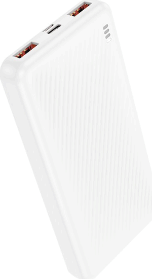 Borofone BJ56 Hordozható Akkumulátor USB-A + Type-C 10000mAh - Fehér