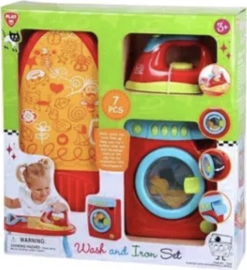 Playgo játék Vasaló készlet mosógéppel szerepjátékhoz