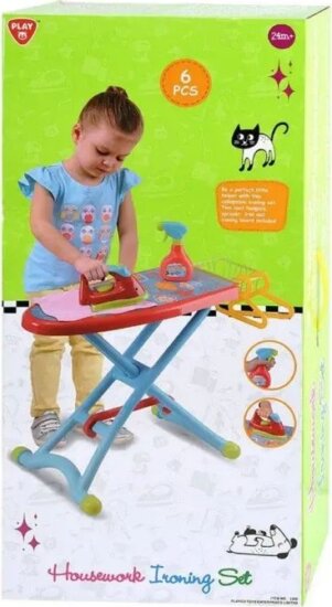 Playgo 6 darabos játék Vasaló készlet szerepjátékhoz