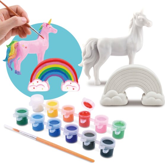 Playgo Szivárvány és mágikus unikornis műgyanta festő kreatív készlet