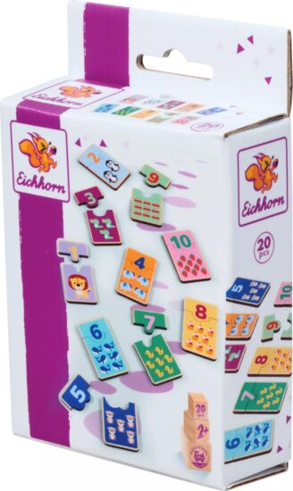 Eichhorn 20 darabos fa Játék a számokkal párosító játék