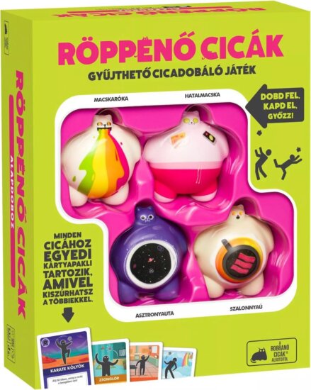 Röppenő cicák Party társasjáték