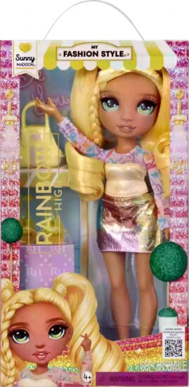Rainbow High Fashion Style Sunny Madison Divatbaba 28 cm