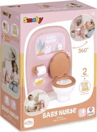 Smoby Baby Nurse Játékbaba fürdőszoba 42 cm-es babákhoz Smoby Baby Nurse Játékbaba fürdőszoba 42 cm-es babákhoz
