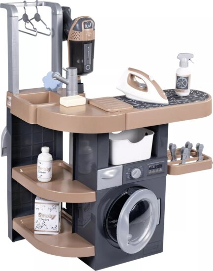 Smoby Tisztitószalon játékszett 17 kiegészítővel szerepjátékhoz