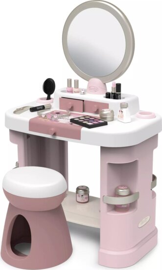 Smoby Fésülködő asztal 15 kiegészítővel fodrász szerepjátékhoz