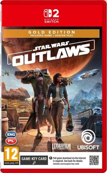 Star Wars: Outlaws - Gold Edition Nintendo Switch 2 játékszoftver Star Wars: Outlaws - Gold Edition Nintendo Switch 2 játékszoftver