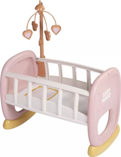 Smoby Baby Nurse Bölcső kiságyforgóval 42cm-es babákhoz