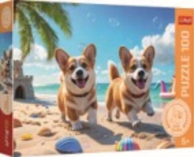 Trefl 16536 - Corgi-k 100 darabos puzzle