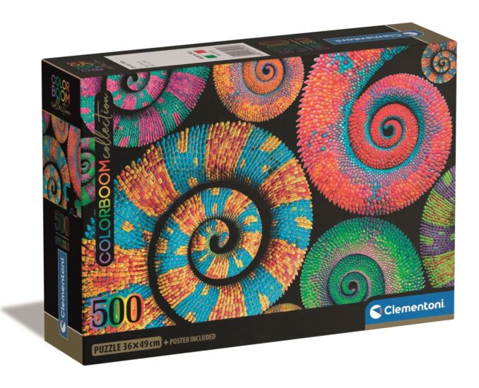 Clementoni: Colorboom Csigák - 500 Darabos Puzzle