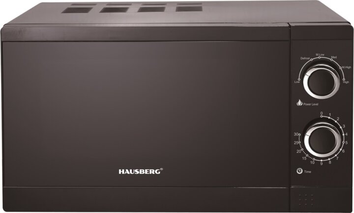 Hausberg HB-8005NG Szabadonálló Mikrohullámú sütő 20L 700W - Fekete