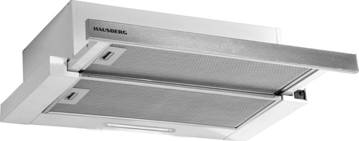 Hausberg HB-1285IN Teleszkópos beépíthető Páraelszívó Szagelszívó - Inox Hausberg HB-1285IN Teleszkópos beépíthető Páraelszívó Szagelszívó - Inox