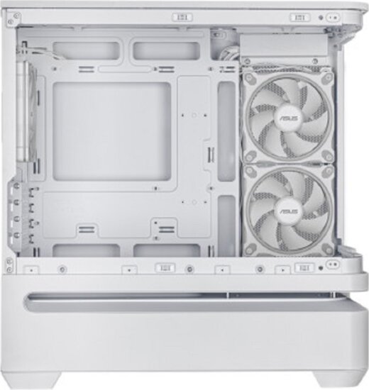 Asus PRIME AP202 Minitorony Számítógépház + 3db 120mm ventilátor - Fehér Asus PRIME AP202 Minitorony Számítógépház + 3db 120mm ventilátor - Fehér