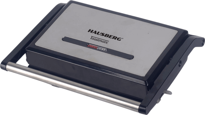 Hausberg HB-539IN Elektromos Asztali Kontakt Grillsütő 1300 Watt - iNOX