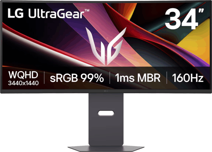 LG Monitor 34" 34G600A-B 21:9 WQHD LCD Ívelt Gaming Monitor - Fekete