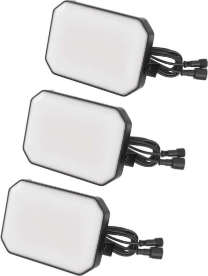 Emos GoSmart WiFi kültéri LED RGBIC Reflektor kezdő készlet 3 darab - Fekete Emos GoSmart WiFi kültéri LED RGBIC Reflektor kezdő készlet 3 darab - Fekete