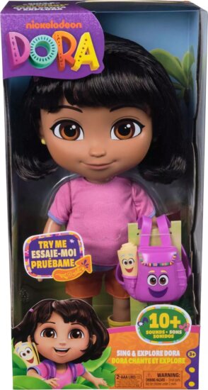Nickelodeon Dóra a felfedező - Éneklő Dóra baba