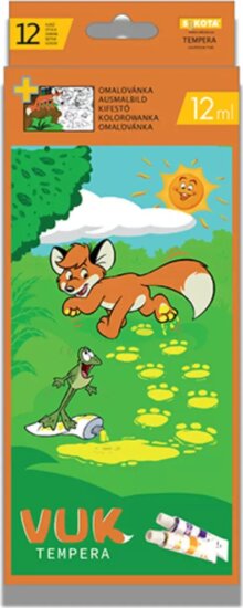 Sakota Vuk 12 darabos Színes tempera