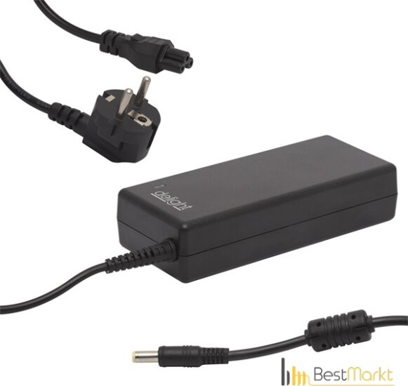 Delight Univerzális laptop/notebook töltő adapter tápkábellel
