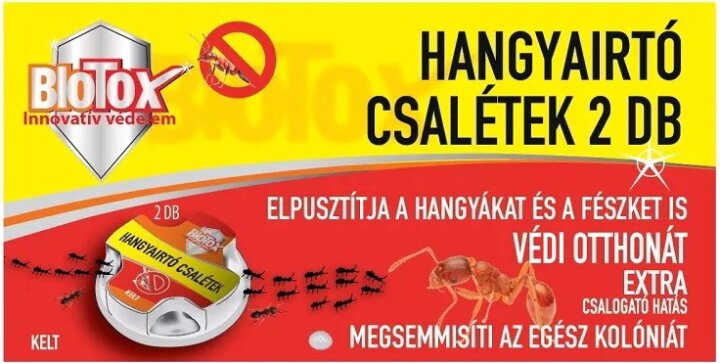 Biotox Hangyairtó csalétek 2 db