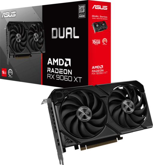 Asus Radeon RX 9060 XT 16GB GDDR6 Dual Videókártya
