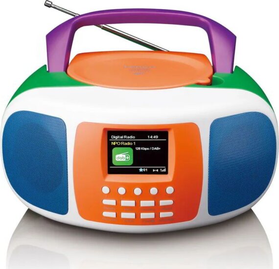 Lenco SCD-861 Boombox FM/CD/USB/BT - Színes Lenco SCD-861 Boombox FM/CD/USB/BT - Színes