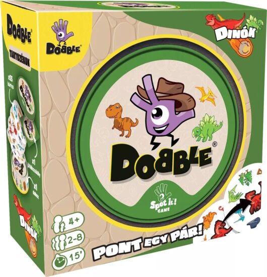 Dobble: Dinók ügyességi kártyajáték
