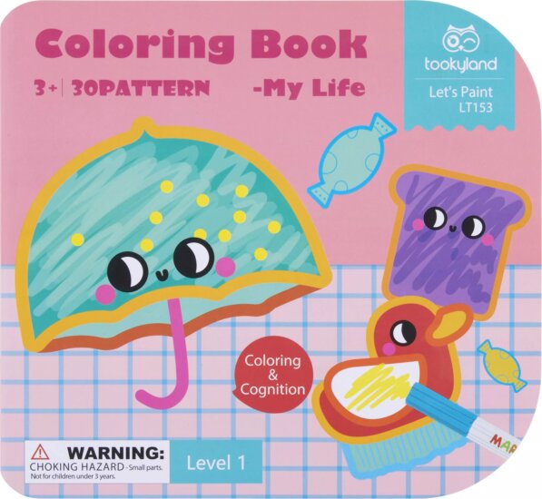 Tooky Toy Színező könyv 30 mintával - Mindennapjaim Tooky Toy Színező könyv 30 mintával - Mindennapjaim