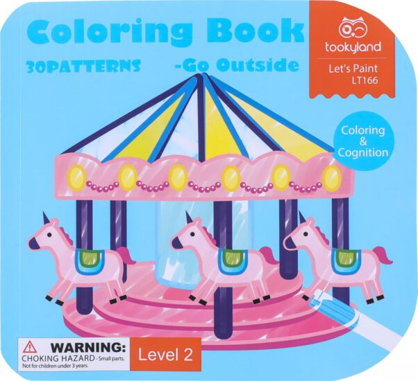 Tooky Toy Színező könyv 30 mintával - Gyerünk a szabadba! Tooky Toy Színező könyv 30 mintával - Gyerünk a szabadba!