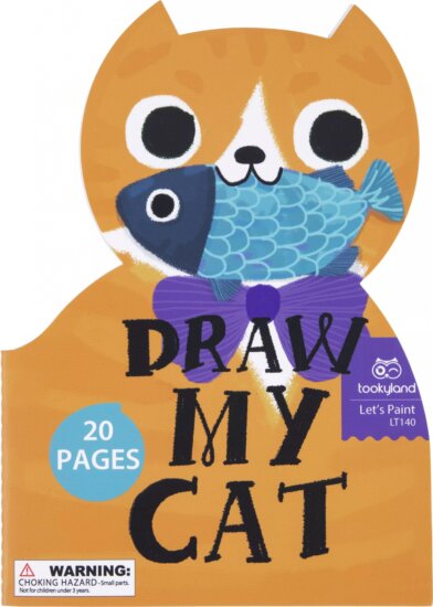 Tooky Toy 20 lapos Cicás kreatív rajzfüzet