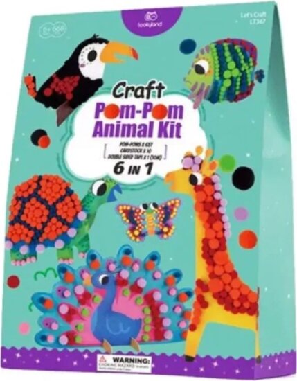 Tooky Toy 6 az 1ben Állatfigura készítő készlet