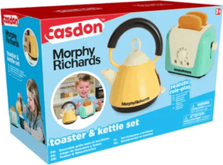 Casdon Morphy Richards vízforraló és kenyérpirító játékszett