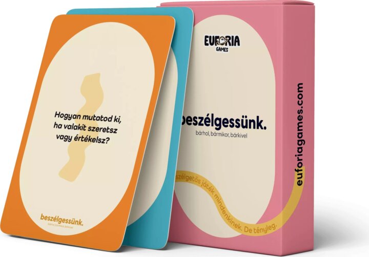Eufória - beszélgessünk bárhol, bármikor, bárkivel beszélgetős kártyajáték Eufória - beszélgessünk bárhol, bármikor, bárkivel beszélgetős kártyajáték