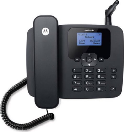 Motorola FW410L GSM 4G vezetékes Asztali telefon és WIFI hotspot - Fekete