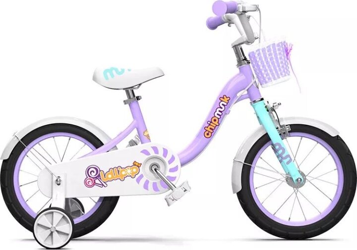 RoyalBaby Chipmunk Gyermek kerékpár 14" - Lila