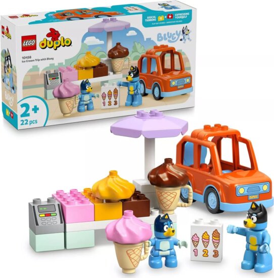 LEGO® DUPLO Bluey: 10458 - Fagyizás Bluey-val
