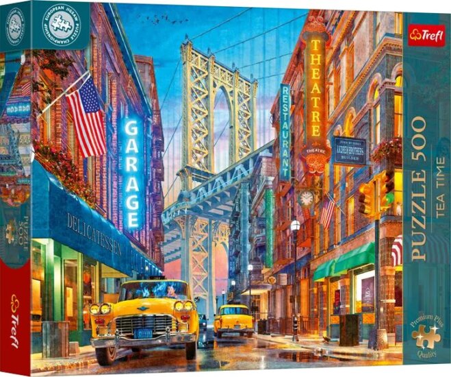 Trefl 37613 Premium Plus European Puzzle Championship New York 500 darabos puzzle