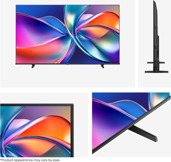 Hisense 43" 43E7Q 16:9 4K UHD Smart QLED HDR TV - Fekete