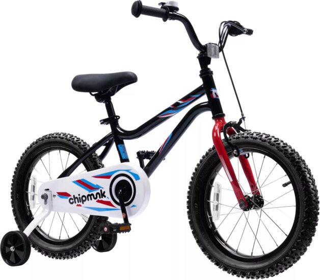 RoyalBaby Chipmunk gyerek kerékpár 12" - Fekete