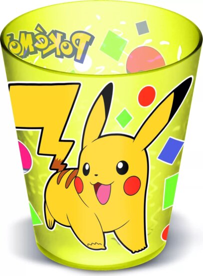 Pokemon Műanyag Gyerek Pohár 285ml - Sárga
