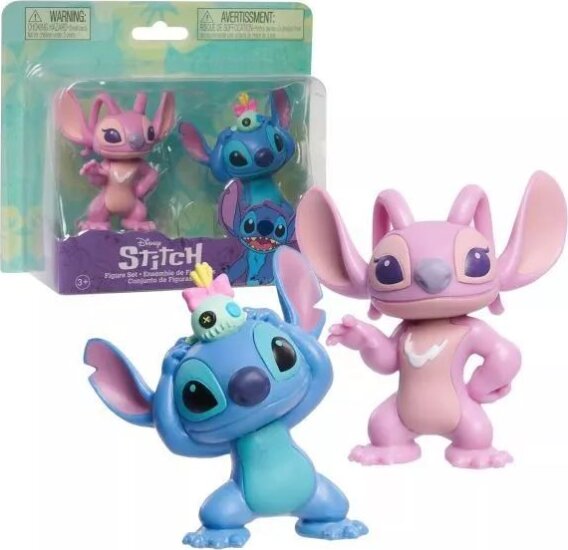 Disney 46235 Stitch 2 darabos figura készlet - Scrump és Angel