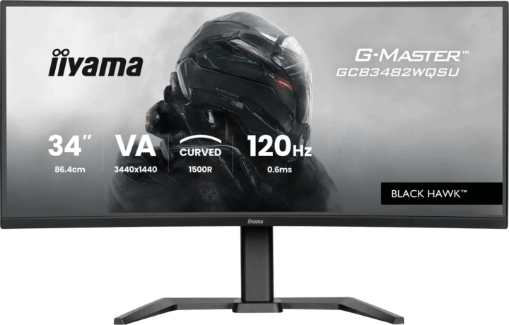 iiyama 34" G-Master 21:9 UWQHD VA Ívelt Gaming Monitor - Fekete