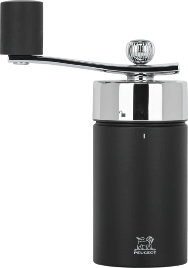 Peugeot Isen Manuális Szerecsendió őrlő hajtókarral 15 cm - Fekete/Ezüst