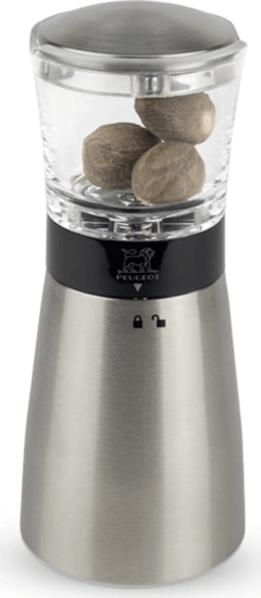 Peugeot Daman Manuális Szerecsendió őrlő 15 cm - Ezüst