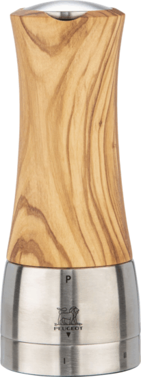 Peugeot Madras Manuális Fa/Rozsdamentes acél Borsőrlő 16 cm - Barna