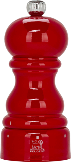 Peugeot Paris Manuális Fa Sóőrlő 12 cm - Piros