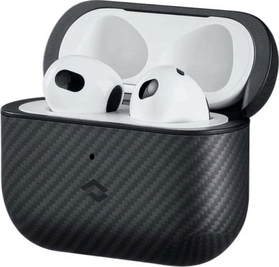 Pitaka magEZ AirPods 3 Fülhallgató védőtok - Fekete/Szürke