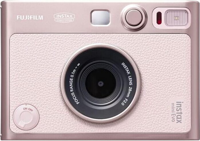 Fujifilm Instax mini evo Typ C Fényképező 5Mpx - Rózsaszín