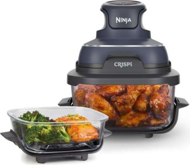 Ninja FN101EUGY Crispi 4in1 Hordozható Airfryer Forrólevegős sütő 3,8L 1700 Watt- Sötétkék Ninja FN101EUGY Crispi 4in1 Hordozható Airfryer Forrólevegős sütő 3,8L 1700 Watt- Sötétkék